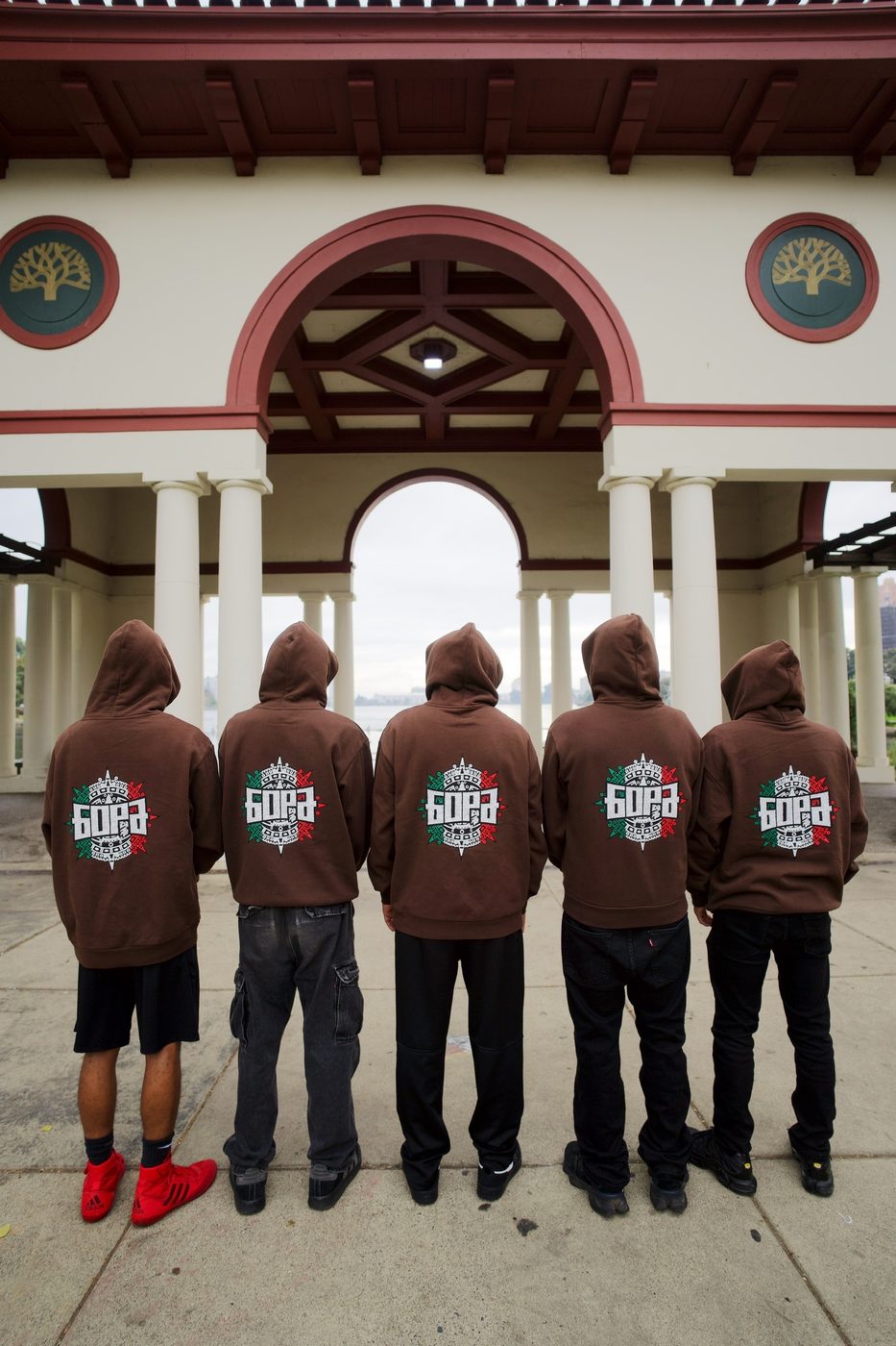 Gopa Boxing Club team in Oakland at Lake Merritt